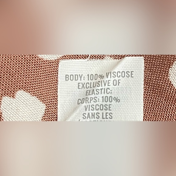 Aerie Pinkish-Brown & White Splatter Print Mini Flowy Dress Size Small - Picture 5 of 8